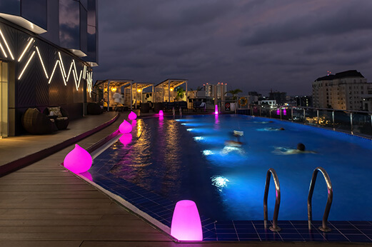 Swimming Pool in The Lagos Continental Hotel in Lagos Nigeria